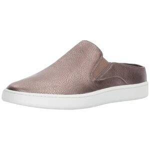 Vince Verrell 2 Women's Leather Metallic Slip On Flats Size 6.5 M Tan Bronze